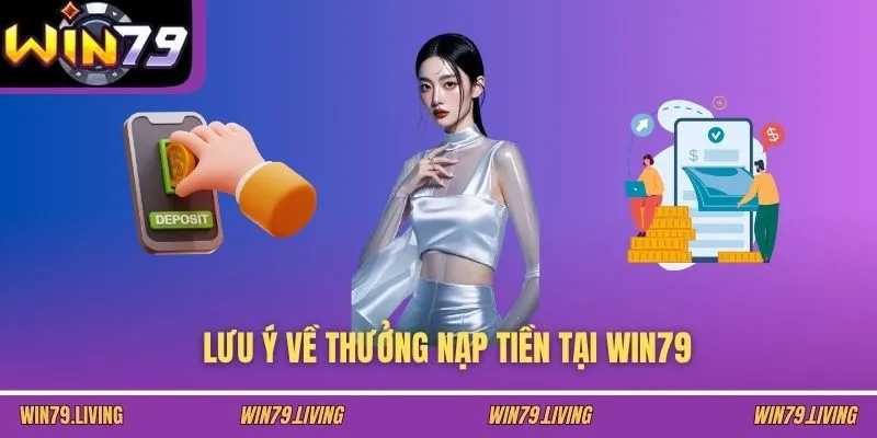 Lưu ý về thưởng nạp tiền tại WIN79